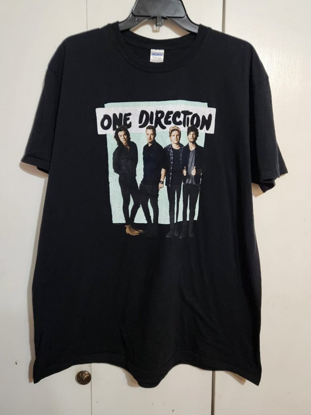 One Direction Shirt 2XL Black 1D Band Graphic 4 Member Harry Niall Liam Louis